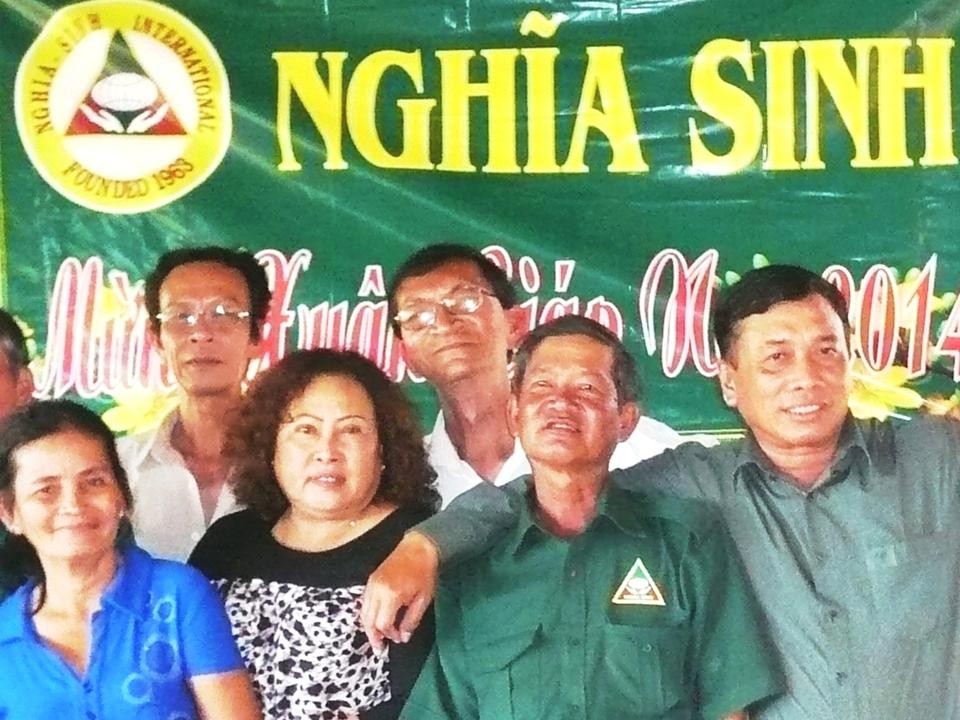 Nghĩa Sinh và cựu Nghĩa Sinh Việt Nam họp mặt Tết Giáp Ngọ tại đảo Long Sơn Vũng Tàu ngày 9/2/2014.