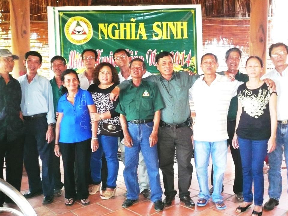 Nghĩa Sinh và cựu Nghĩa Sinh Việt Nam họp mặt Tết Giáp Ngọ tại đảo Long Sơn Vũng Tàu ngày 9/2/2014.
