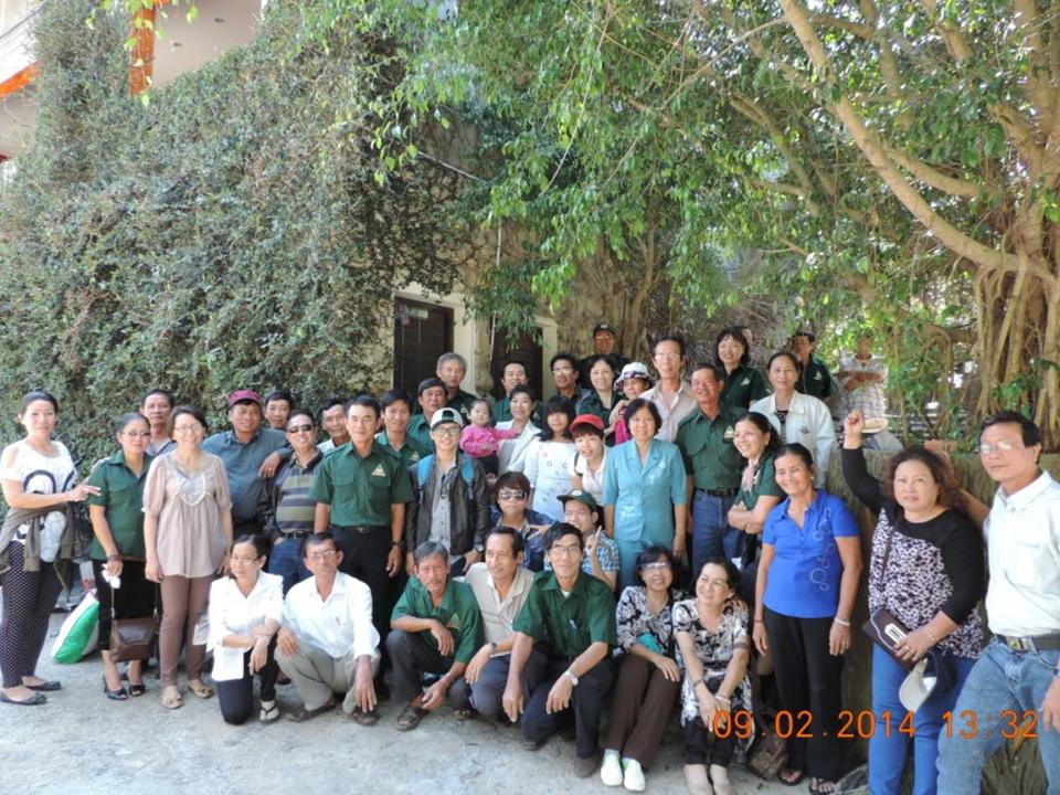 Nghĩa Sinh và cựu Nghĩa Sinh Việt Nam họp mặt Tết Giáp Ngọ tại đảo Long Sơn Vũng Tàu ngày 9/2/2014.