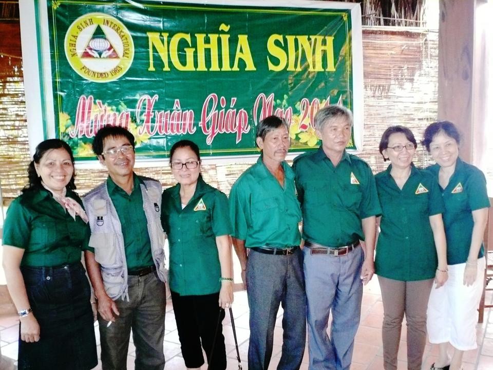 Nghĩa Sinh và cựu Nghĩa Sinh Việt Nam họp mặt Tết Giáp Ngọ tại đảo Long Sơn Vũng Tàu ngày 9/2/2014.