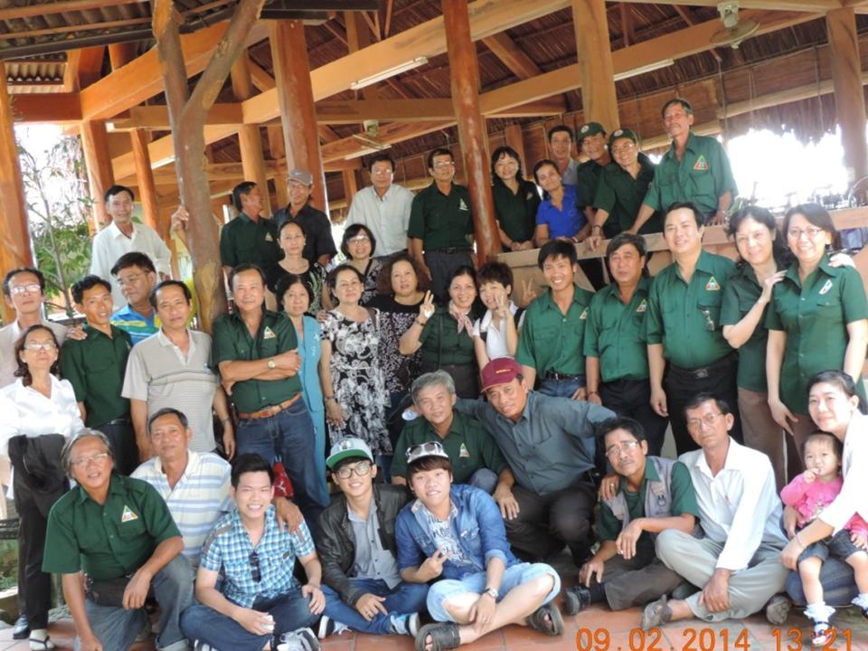 Nghĩa Sinh và cựu Nghĩa Sinh Việt Nam họp mặt Tết Giáp Ngọ tại đảo Long Sơn Vũng Tàu ngày 9/2/2014.