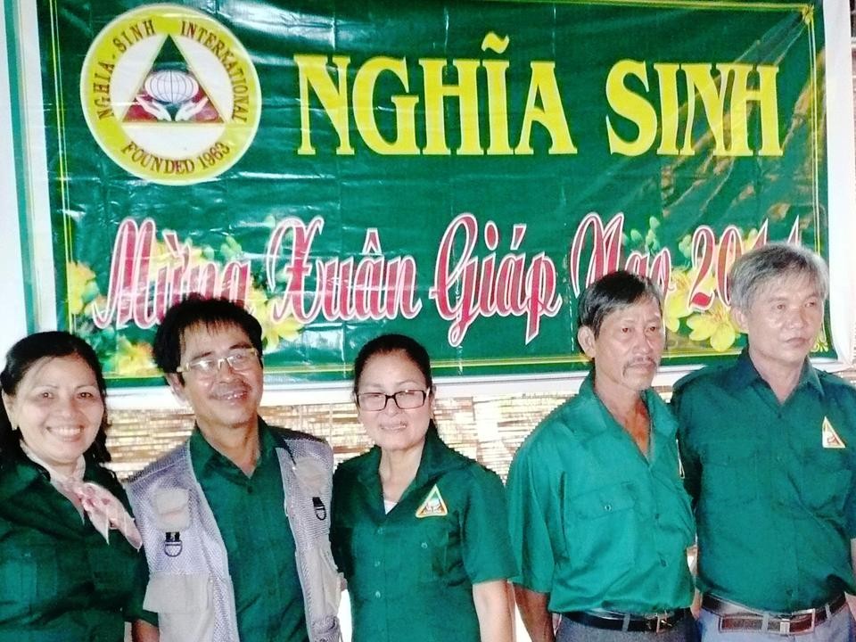 Nghĩa Sinh và cựu Nghĩa Sinh Việt Nam họp mặt Tết Giáp Ngọ tại đảo Long Sơn Vũng Tàu ngày 9/2/2014.