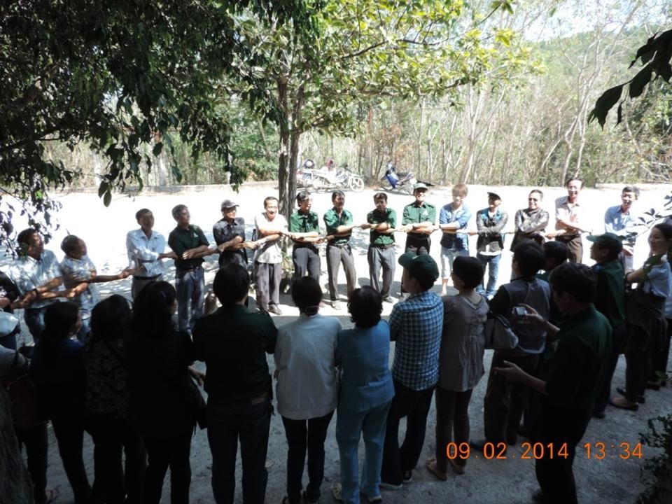 Nghĩa Sinh họp mặt Tết Giáp Ngọ tại đồi Du Sơn thuộc xã đảo Long Sơn Vũng Tàu ngày 9/2/2014.