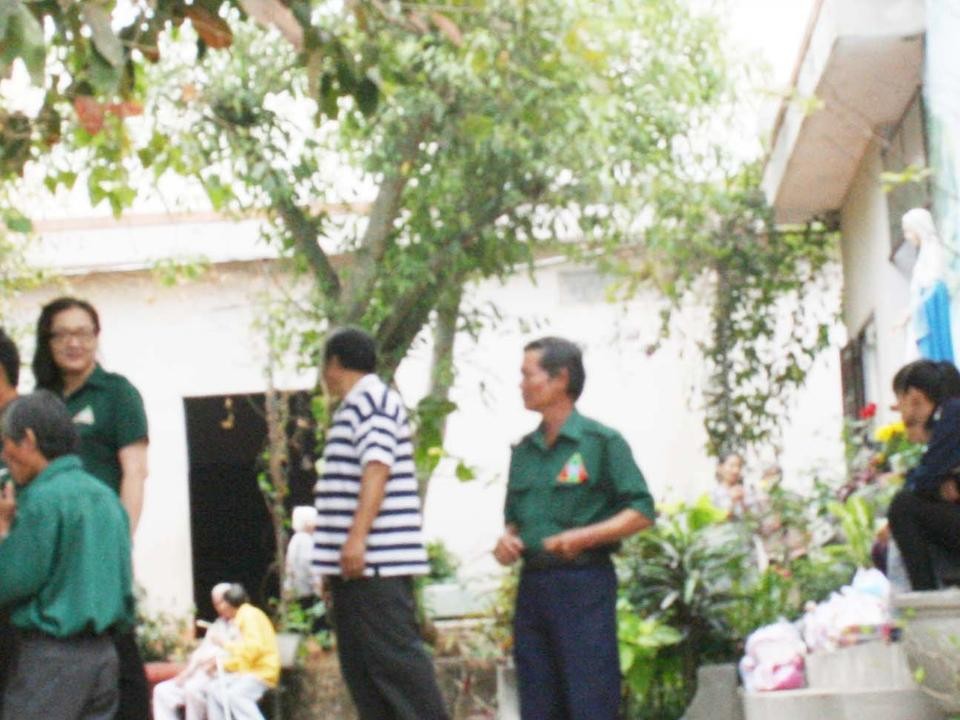 Nghĩa Sinh công tác xã hội tại xã Quảng Thành (tỉnh Đồng Nai) ngày 3-2-2015.