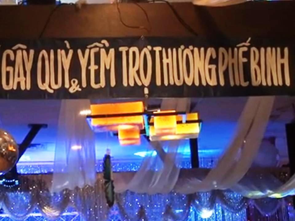 Huynh Trưởng Nghĩa Sinh, Trưởng Trần Bửu Khánh, Nghĩa Sinh Trần Trong Tuyên & Mai Phước cùng các thân hữu NS tham dự ngày gây quỹ từ thiện giúp thương binh tại Chicago.