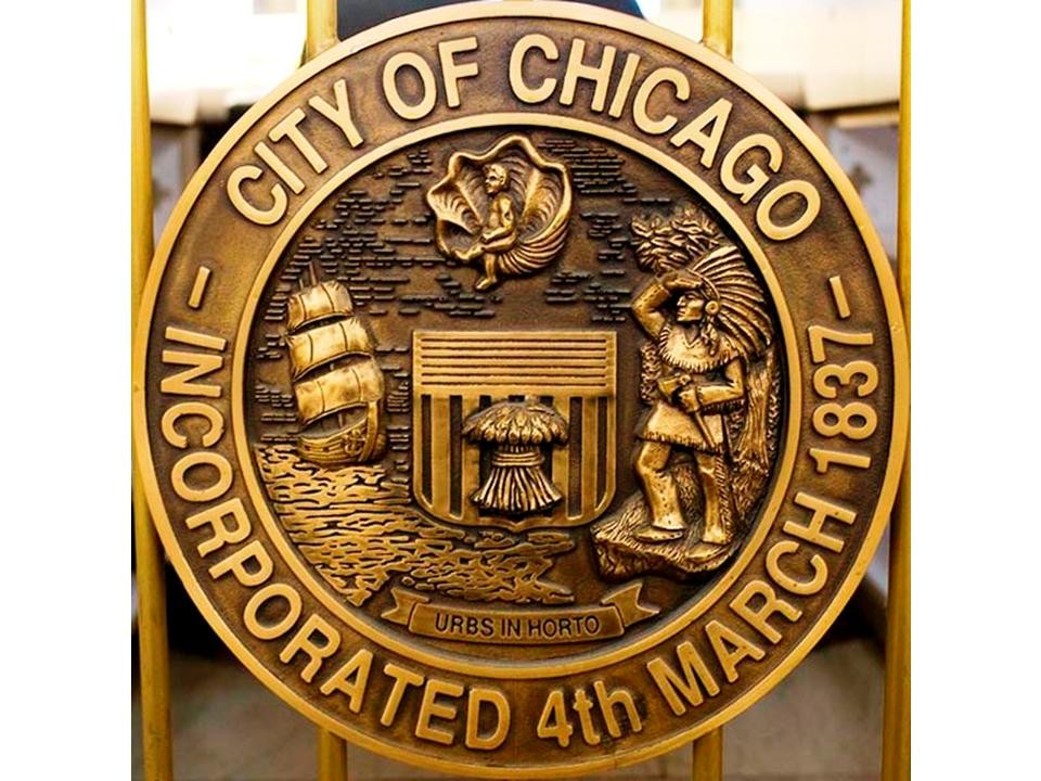 Huy hiệu tp Chicago.