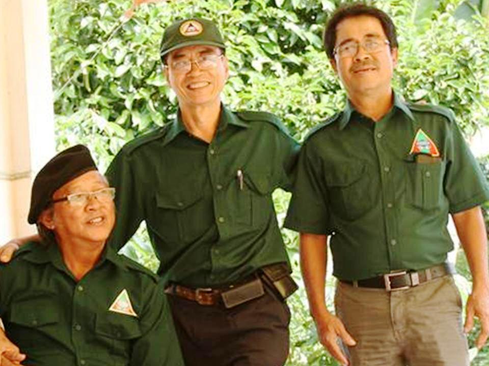 Nghĩa Sinh công tác xã hội tại Hòa Lạc, Bến Tre ngày 17/11/2014.